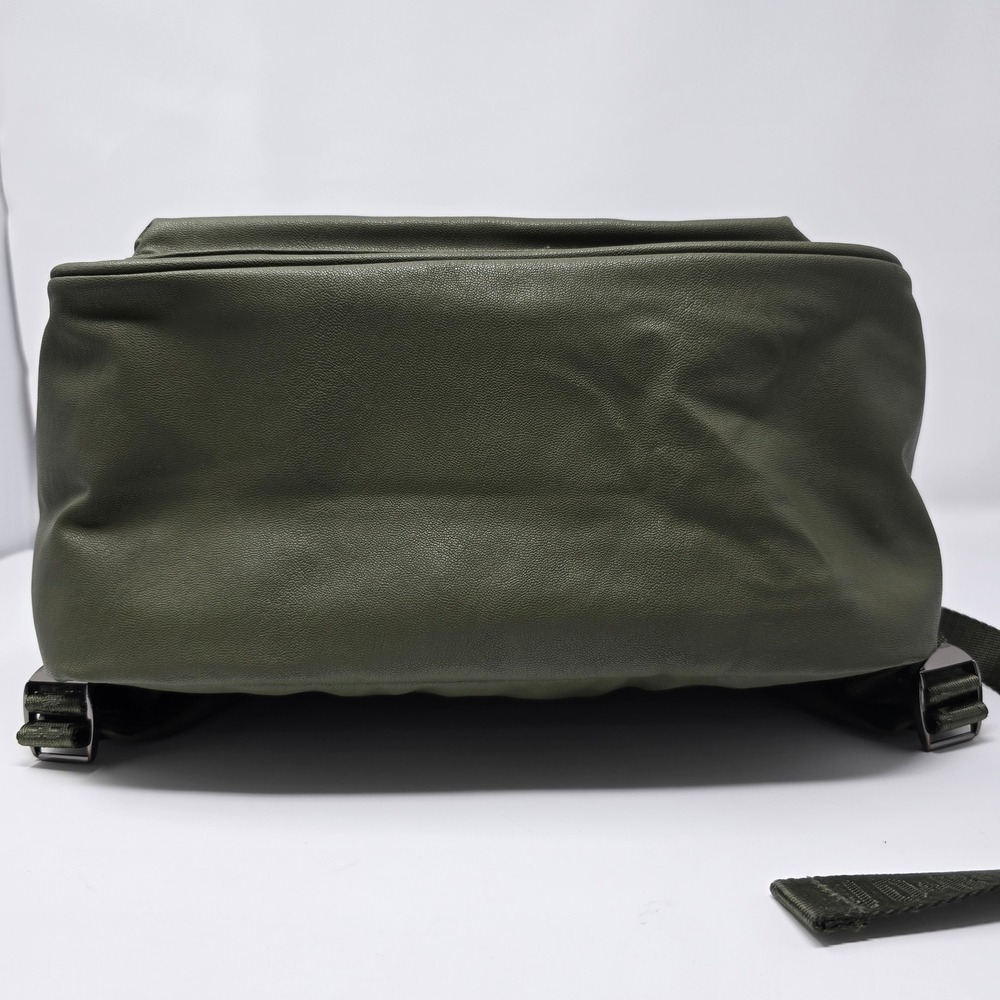Jordan Regal Air Backpack 16" Olive Green Faux Leather Jumpman Logo Unisex Bag - Picture 10 of 16